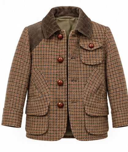 Manteau Mario tartan — face avant