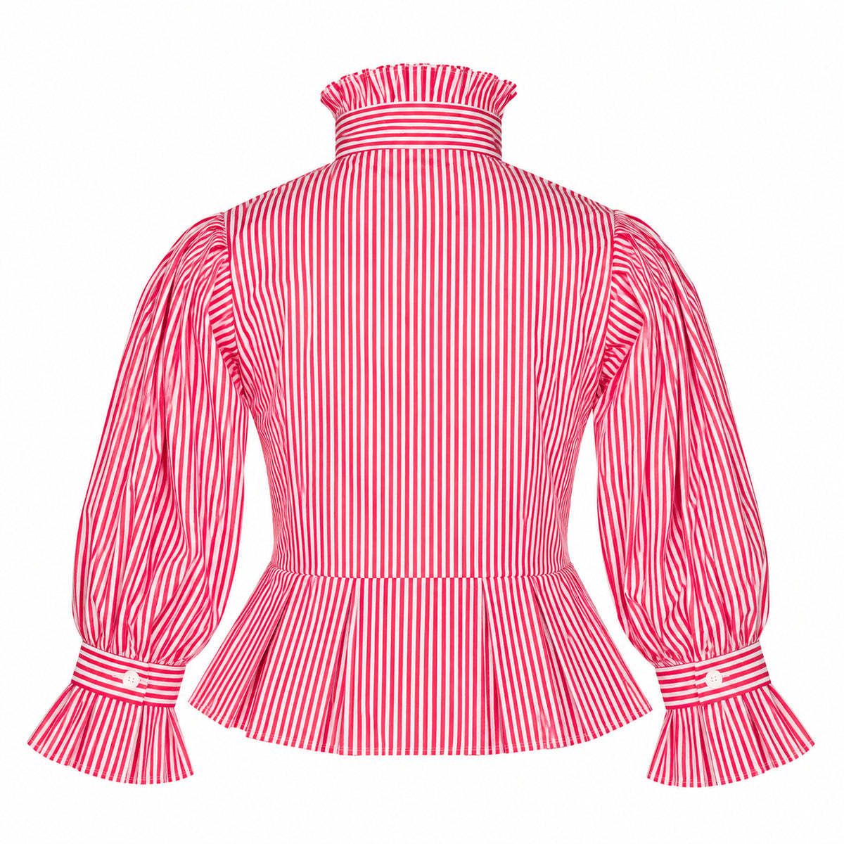 Blouse Carly rayée rouge — vue arrière