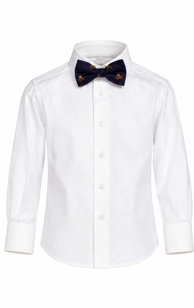 Chemise Charles, vue de face avec nœud papillon