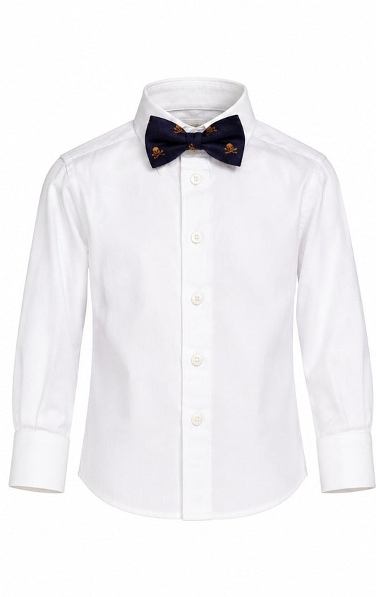 Chemise Charles, vue de face avec nœud papillon
